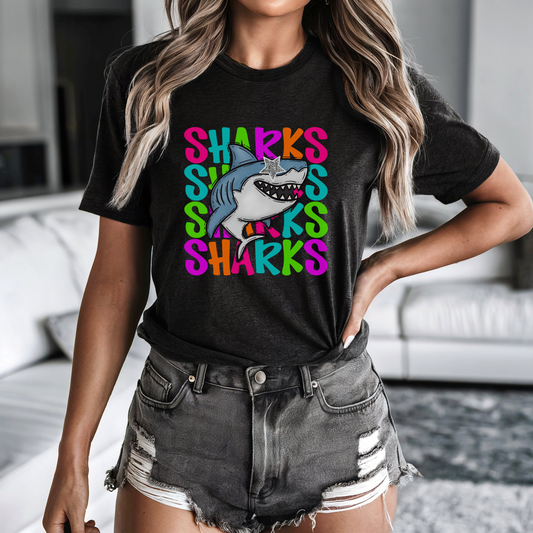 Neon Shark Tee