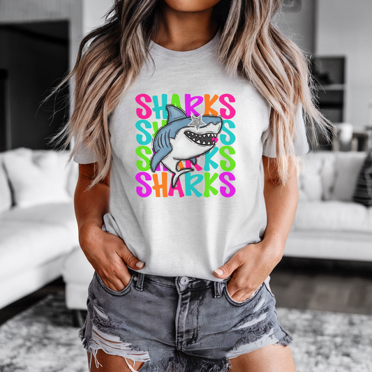Neon Shark Tee